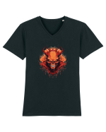 Demon Tricou mânecă scurtă guler V Bărbat Presenter