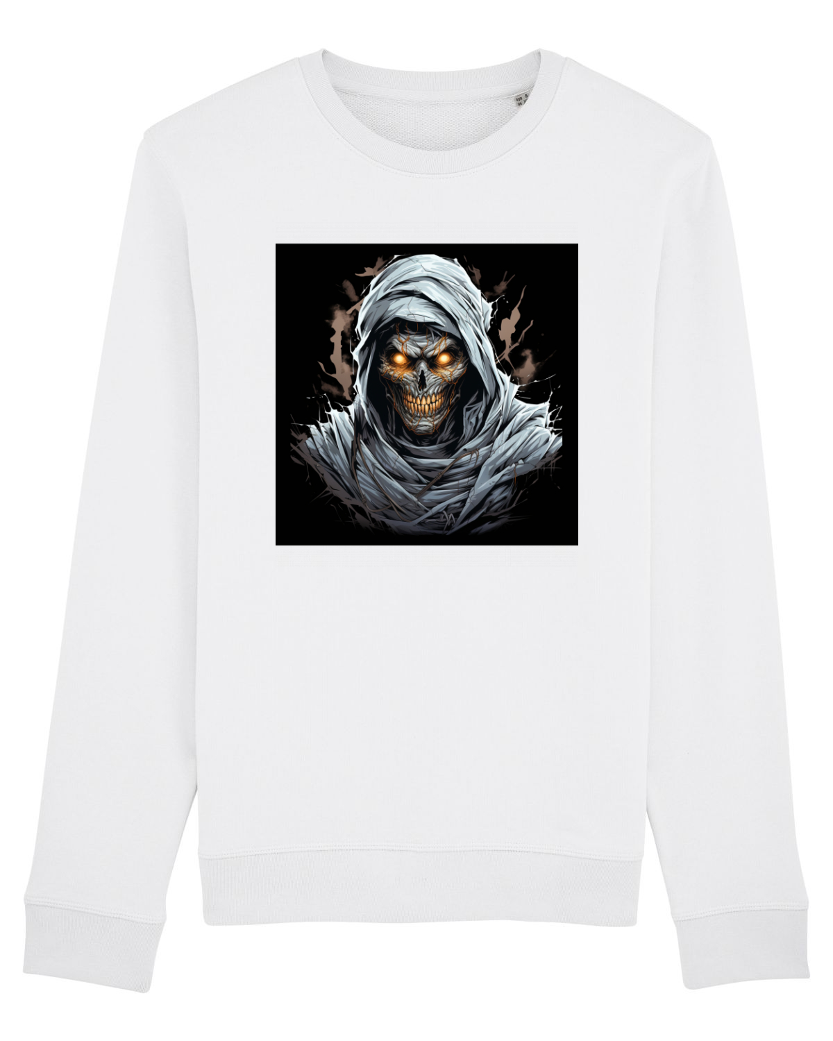 Bluză mânecă lungă Unisex Rise White