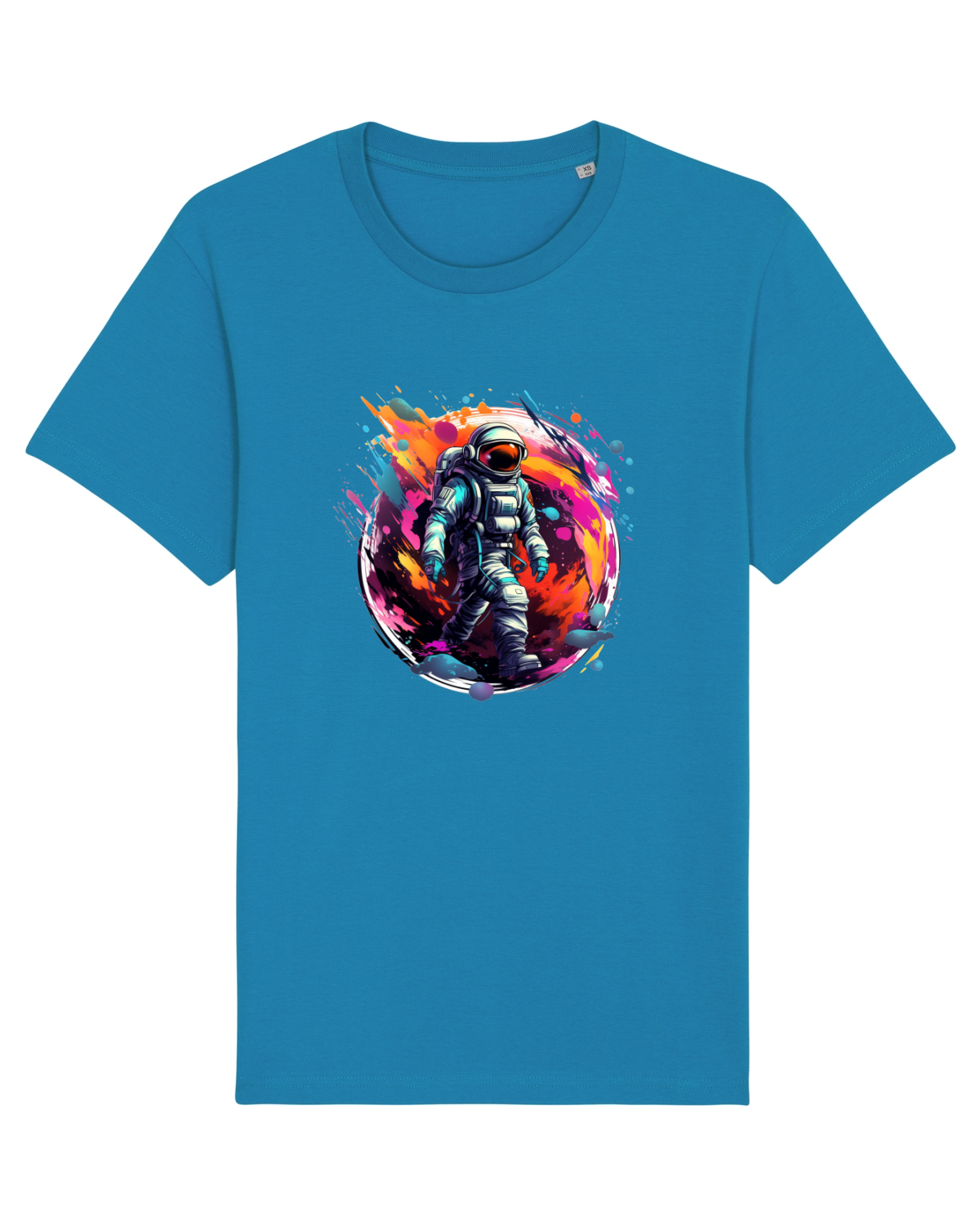 Tricou mânecă scurtă Unisex Rocker Azur