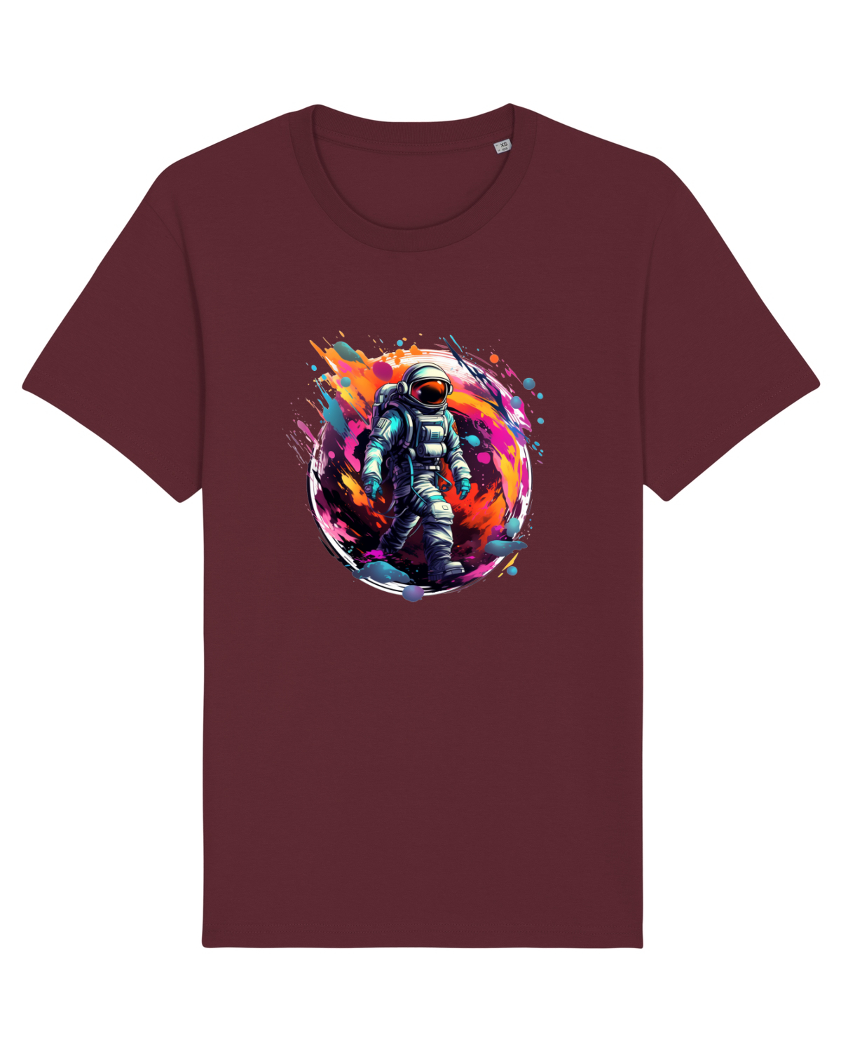 Tricou mânecă scurtă Unisex Rocker Burgundy