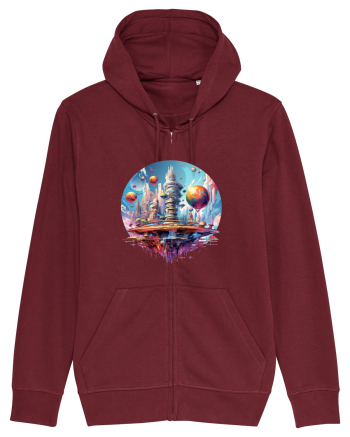 Alien City Burgundy