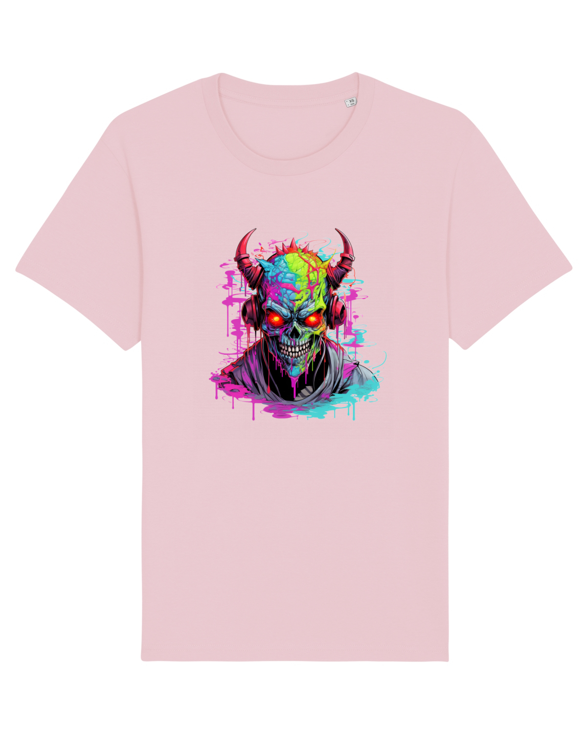 Tricou mânecă scurtă Unisex Rocker Cotton Pink