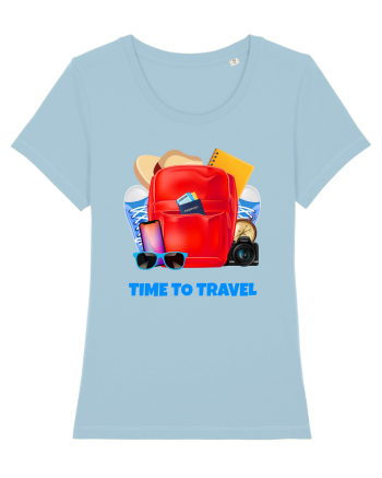 Time to travel Sky Blue