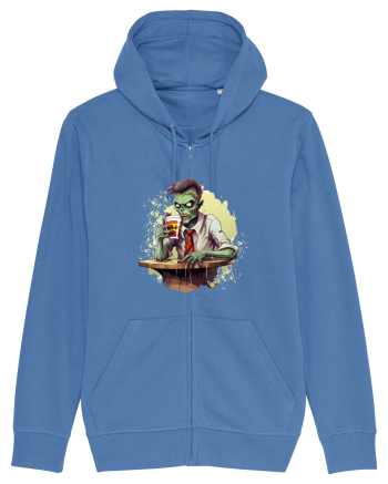 Zombie in a bar Bright Blue