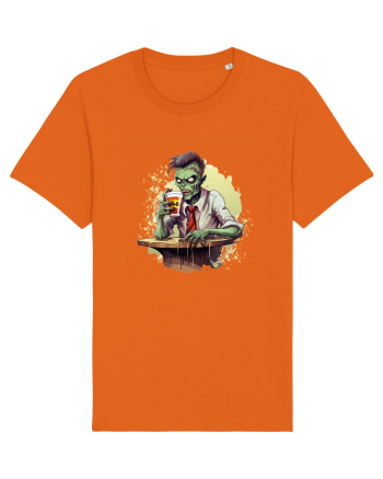 Zombie in a bar Bright Orange