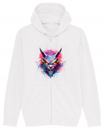 Devil Graffiti Hanorac cu fermoar Unisex Connector