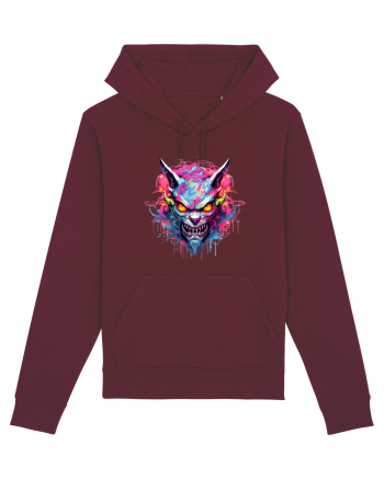 Devil Graffiti Burgundy