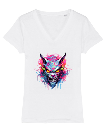 Devil Graffiti White