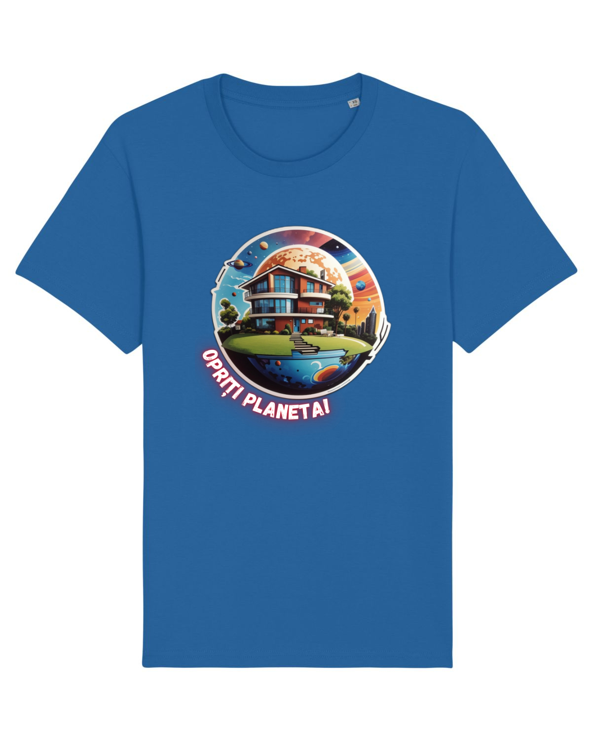 Tricou mânecă scurtă Unisex Rocker Royal Blue