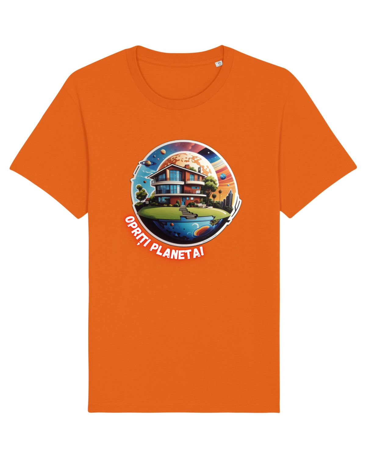 Tricou mânecă scurtă Unisex Rocker Bright Orange