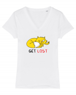 Get lost Tricou mânecă scurtă guler V Damă Evoker