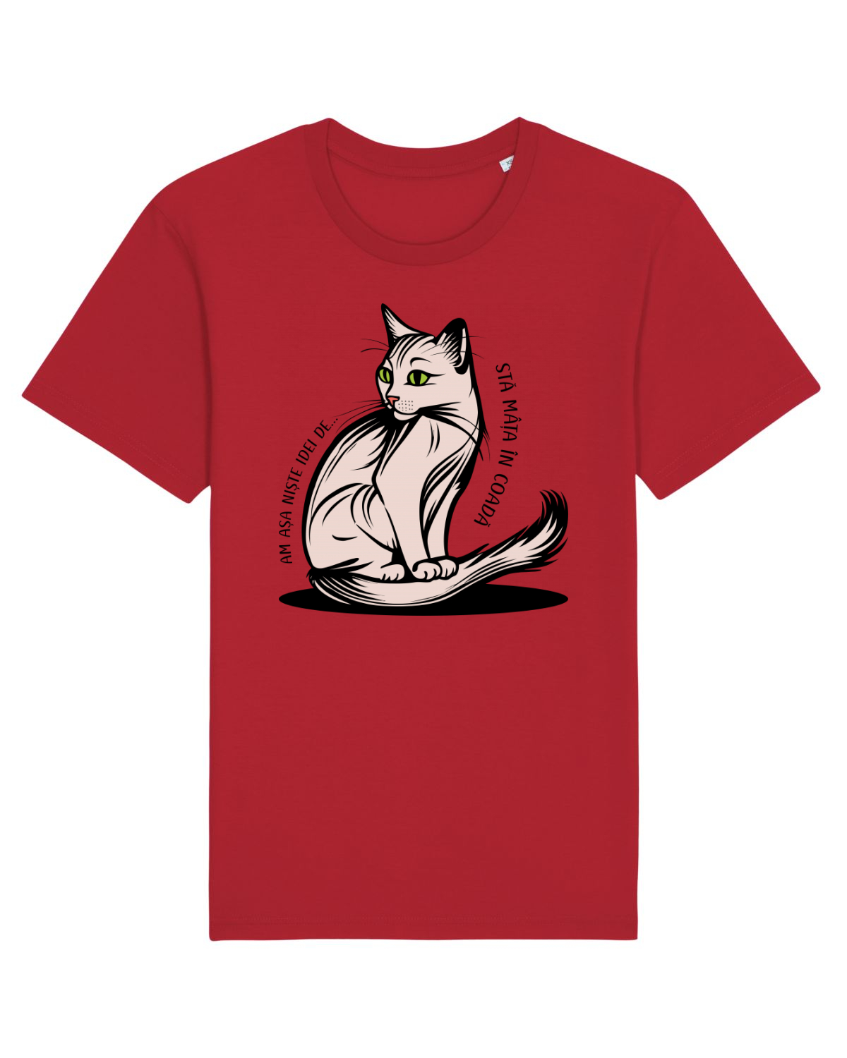 Tricou mânecă scurtă Unisex Rocker Red