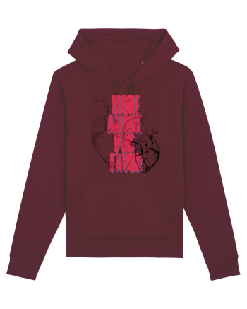 MORE AMORE POR FAVOR Burgundy