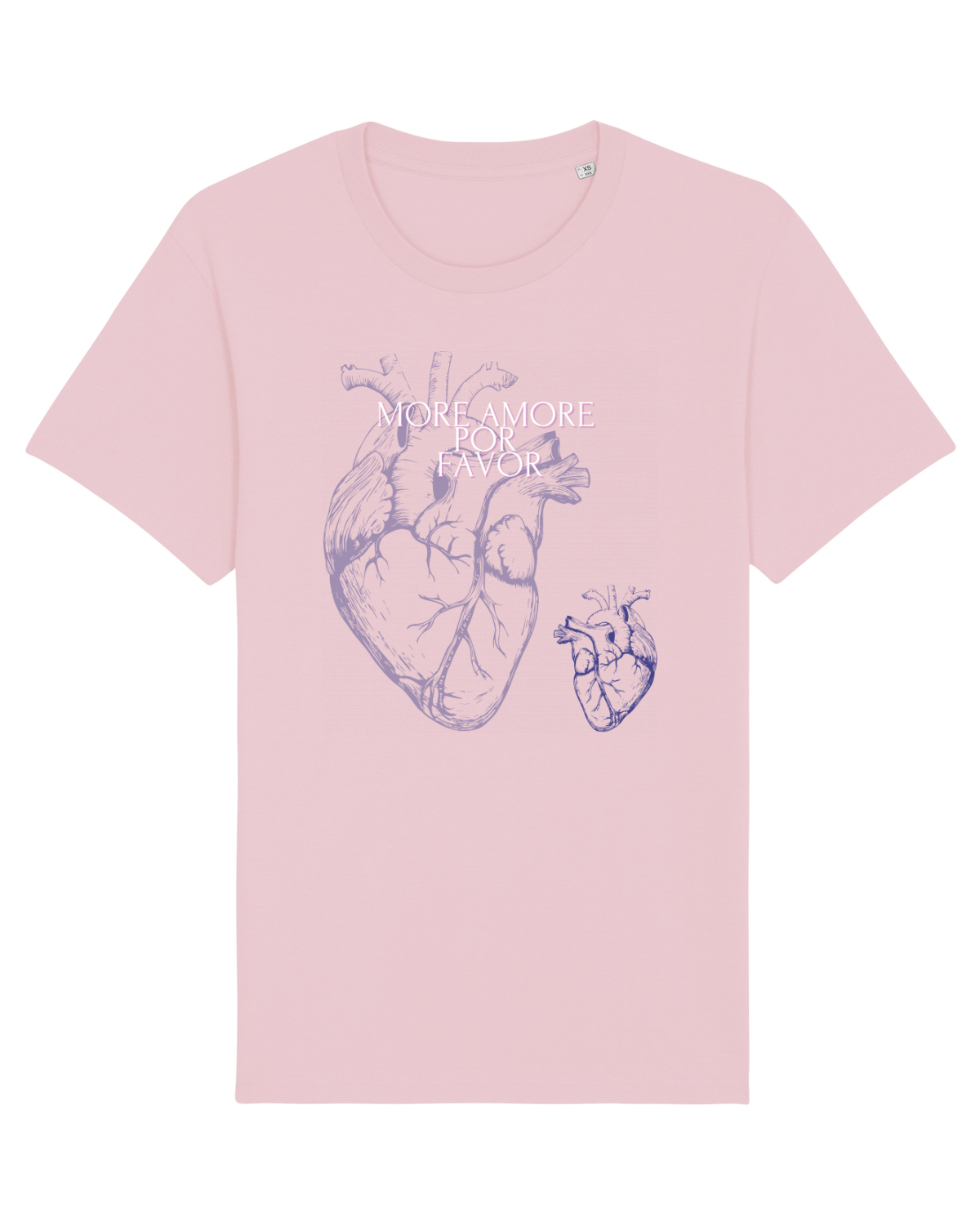 Tricou mânecă scurtă Unisex Rocker Cotton Pink