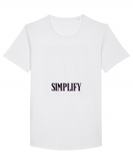 simplify Tricou mânecă scurtă guler larg Bărbat Skater