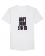 who s gonna stop me Tricou mânecă scurtă guler larg Bărbat Skater