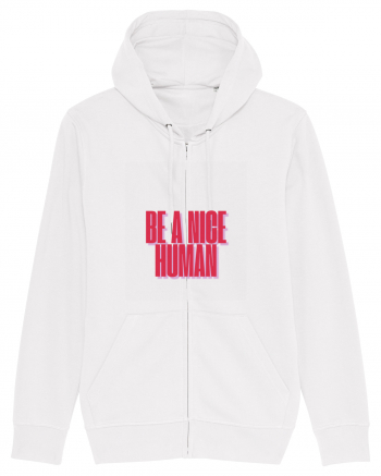 be a nice human White