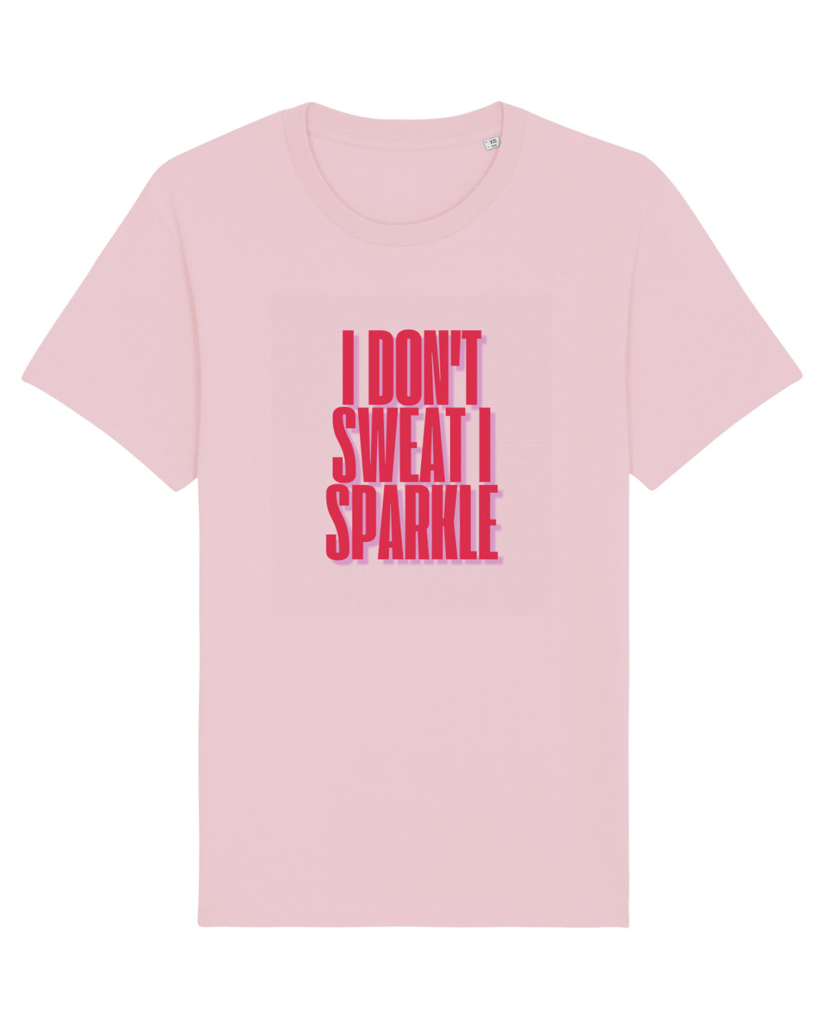 Tricou mânecă scurtă Unisex Rocker Cotton Pink