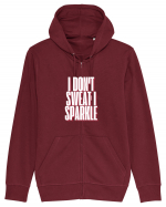 I DON T SWEAT I SPARKLE Hanorac cu fermoar Unisex Connector