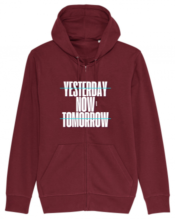 YESTERDAY NOW TOMORROW Burgundy