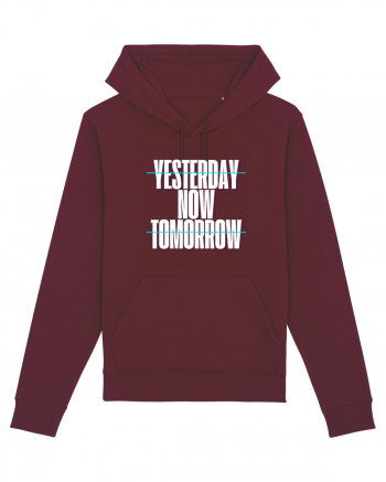 YESTERDAY NOW TOMORROW Burgundy