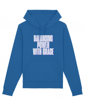 BALANCING POWER WITH GRACE Royal Blue