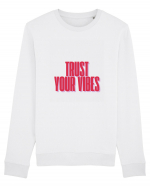 TRUST YOUR VIBES Bluză mânecă lungă Unisex Rise