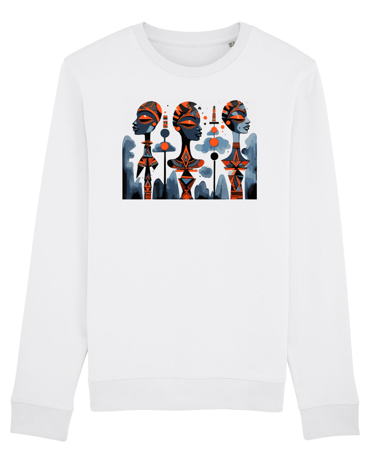 Bluză mânecă lungă Unisex Rise White