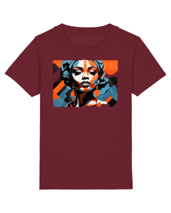 Tribal 3 Burgundy