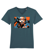 Tribal 3 Tricou mânecă scurtă guler V Bărbat Presenter