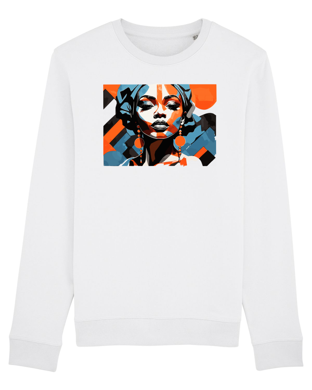 Bluză mânecă lungă Unisex Rise White