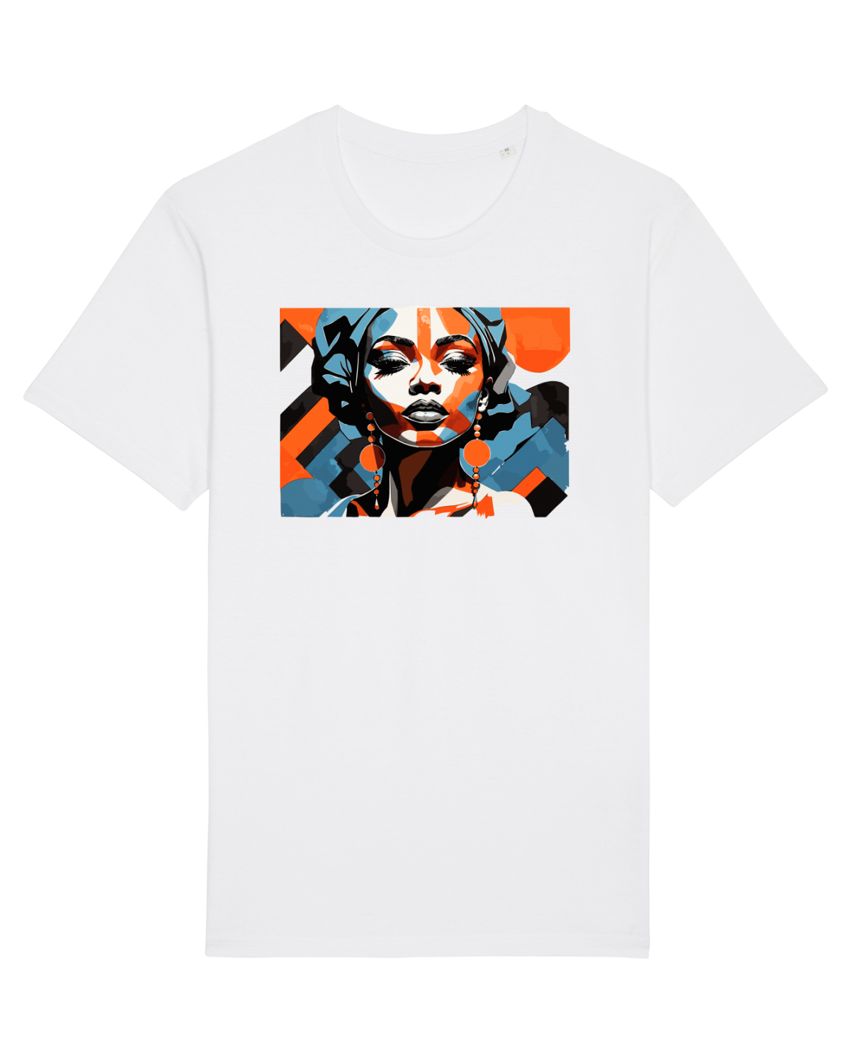 Tricou mânecă scurtă Unisex Rocker White