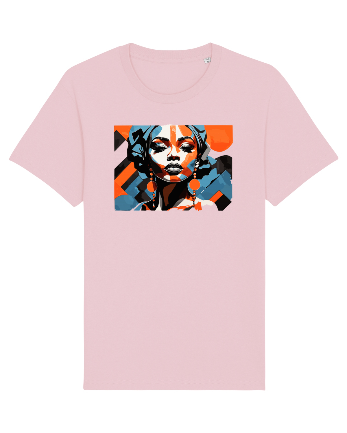 Tricou mânecă scurtă Unisex Rocker Cotton Pink