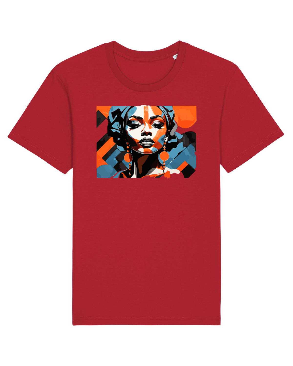 Tricou mânecă scurtă Unisex Rocker Red