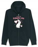 Love my Bunnycorn Hanorac cu fermoar Unisex Connector