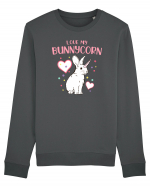 Love my Bunnycorn Bluză mânecă lungă Unisex Rise