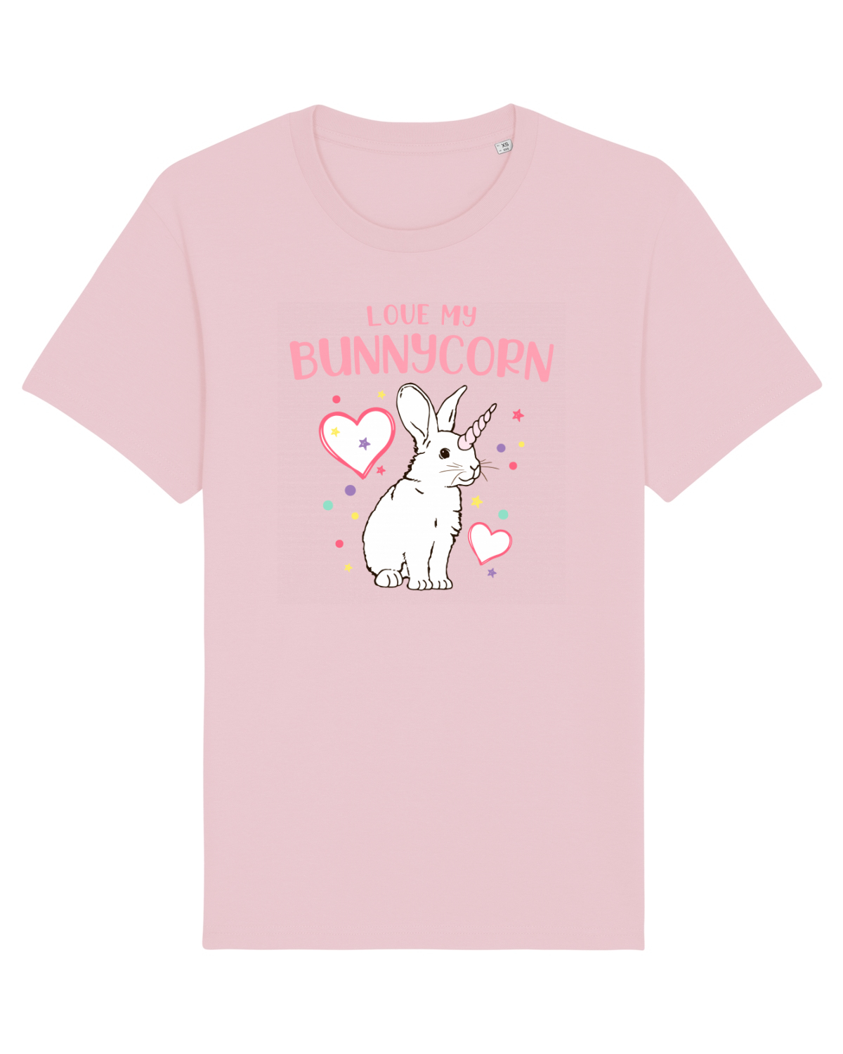 Tricou mânecă scurtă Unisex Rocker Cotton Pink