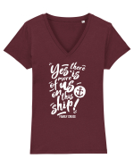 Family Cruise Tricou mânecă scurtă guler V Damă Evoker