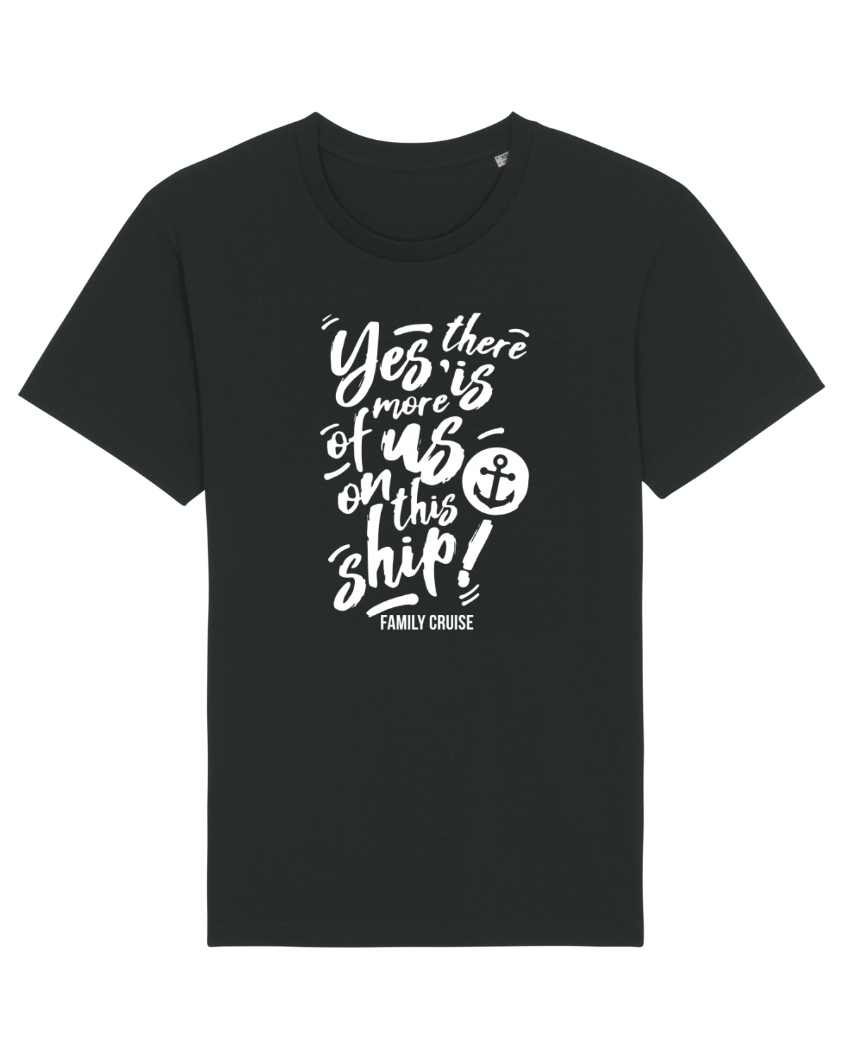 Tricou mânecă scurtă Unisex Rocker Black
