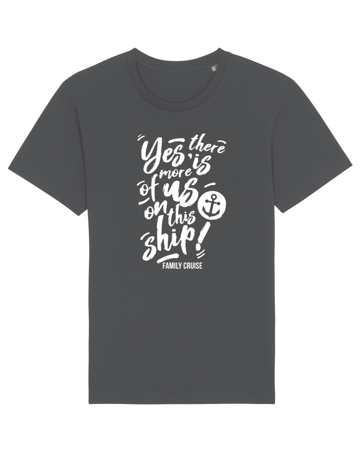 Tricou mânecă scurtă Unisex Rocker Anthracite