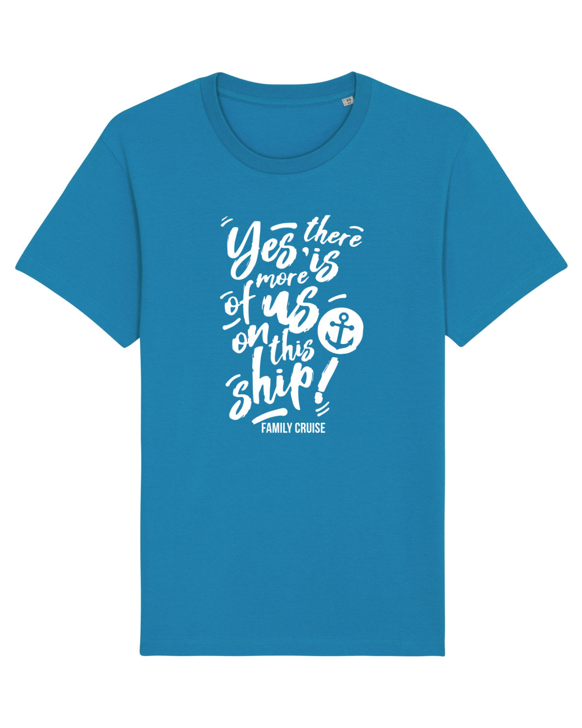 Tricou mânecă scurtă Unisex Rocker Azur