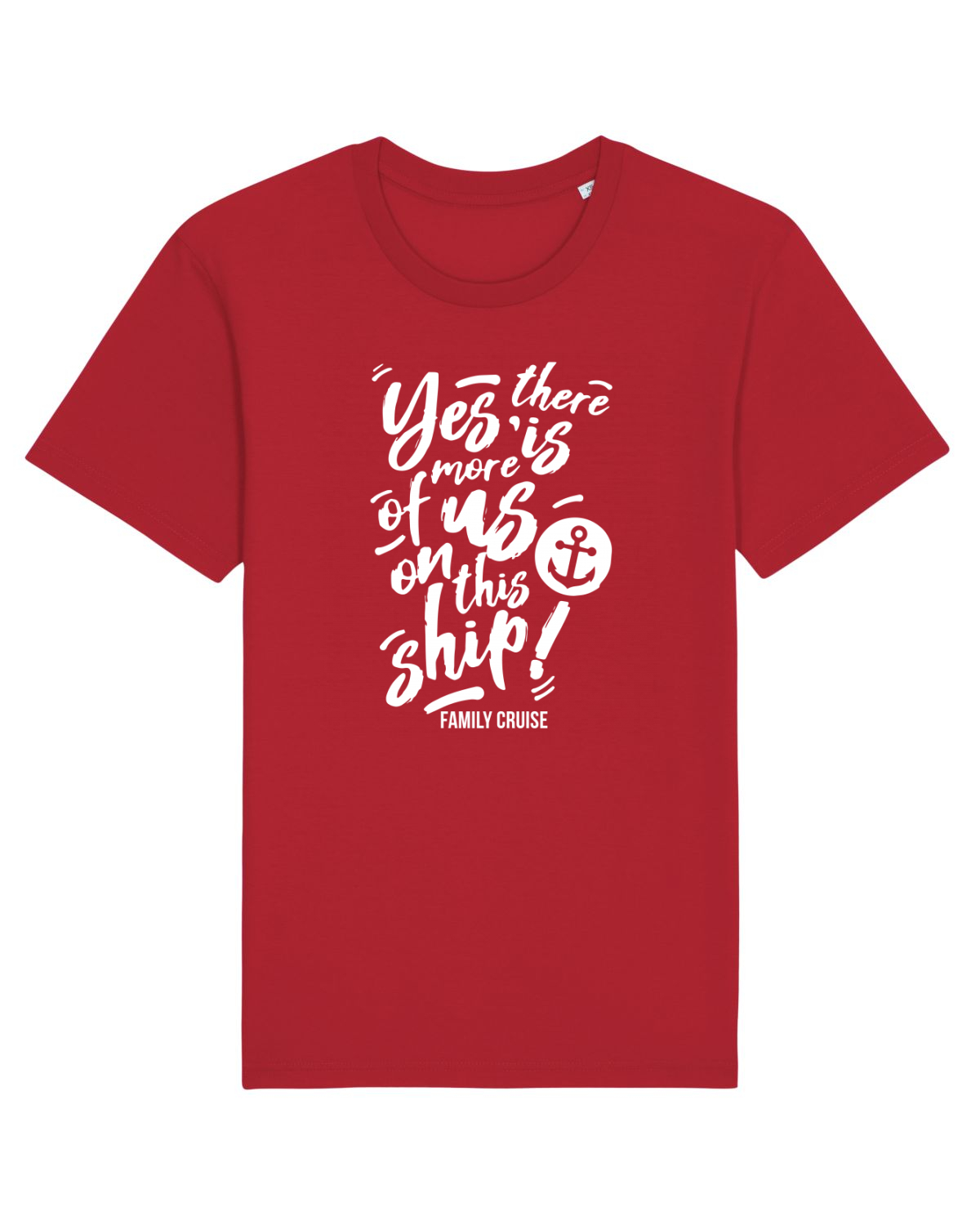 Tricou mânecă scurtă Unisex Rocker Red