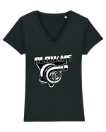 Blow me! Tricou mânecă scurtă guler V Damă Evoker