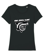 Blow me! Tricou mânecă scurtă guler larg fitted Damă Expresser