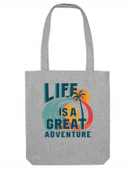 Life Is A Great Adventure Summer Sacoșă textilă