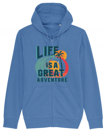 Life Is A Great Adventure Summer Bright Blue