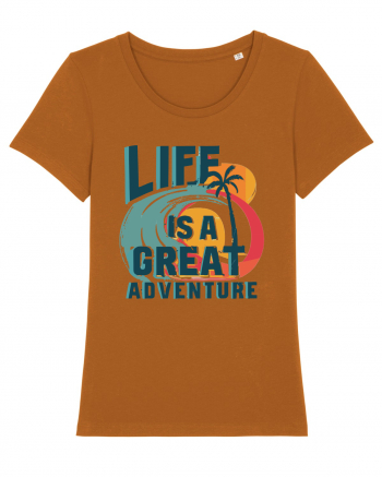 Life Is A Great Adventure Summer Roasted Orange