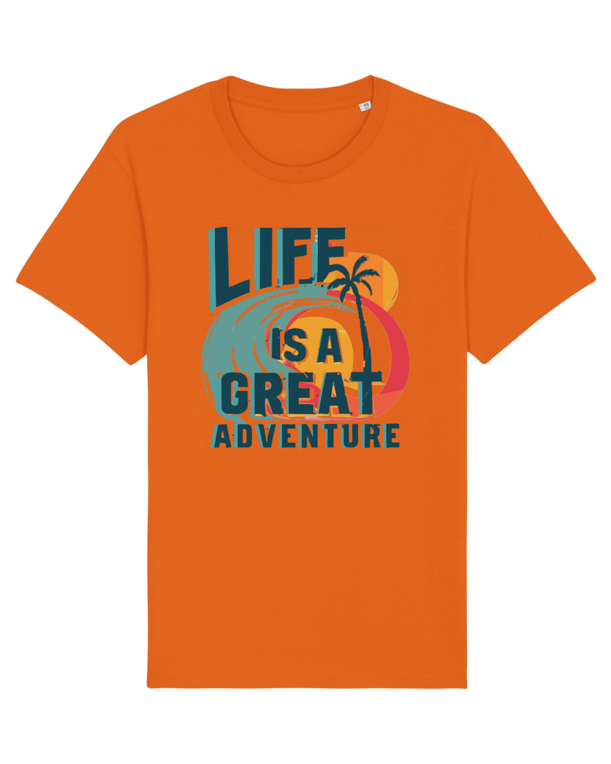 Tricou mânecă scurtă Unisex Rocker Bright Orange