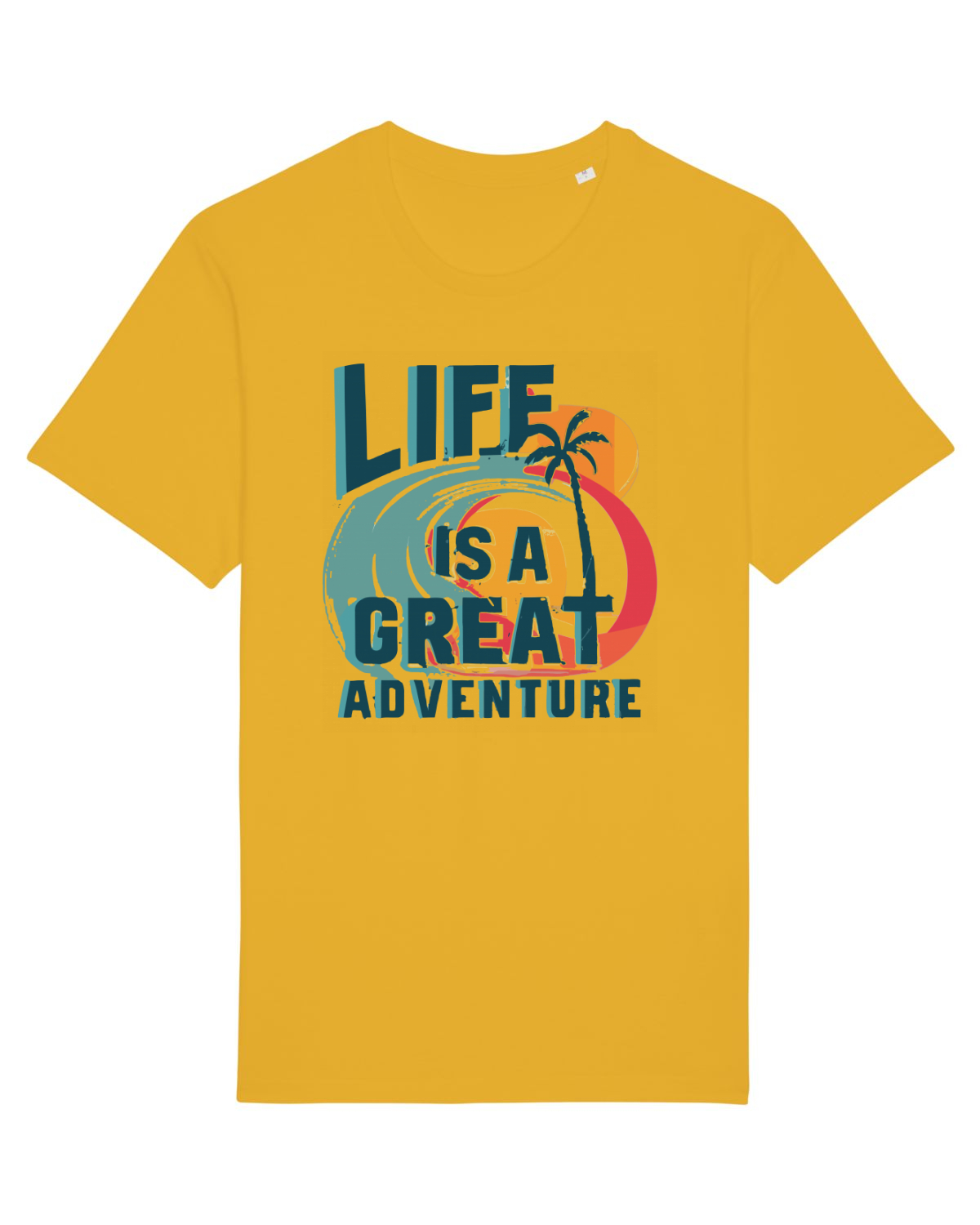 Tricou mânecă scurtă Unisex Rocker Spectra Yellow