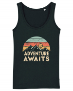 Adventure Awaits Retro Sunset Distressed Maiou Damă Dreamer